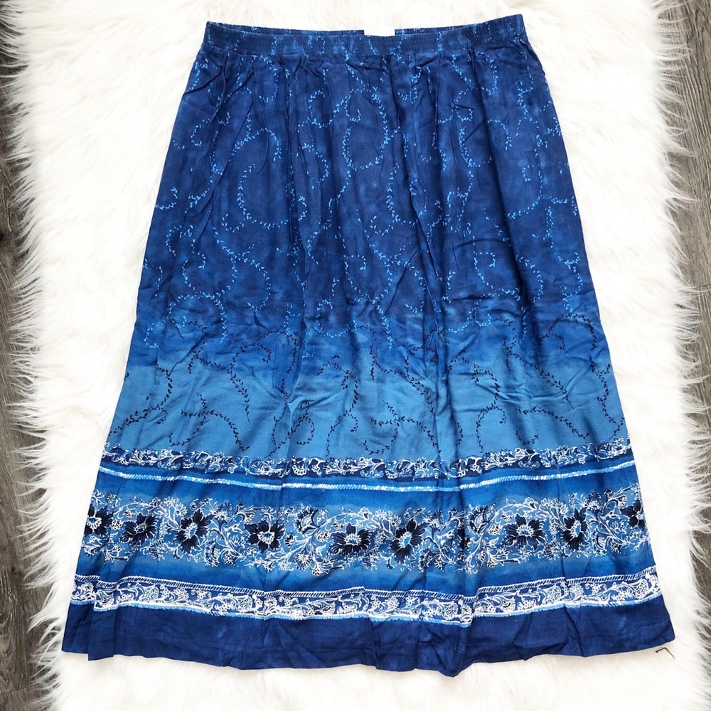 Hawaiian Blue Skirt